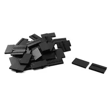 40 x черный пластик 10P Перемычка провода кабель корпус контактный разъем 2,54 мм