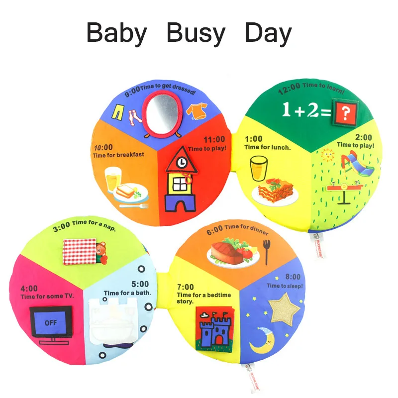 3D Baby Cloth Book Learning Number Education  (4)