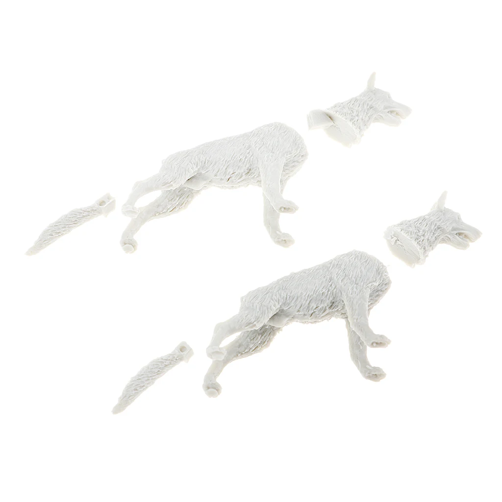 1/35 Resin Figure Kit  Dog Miniature War Game WWII Scenery Unpainted