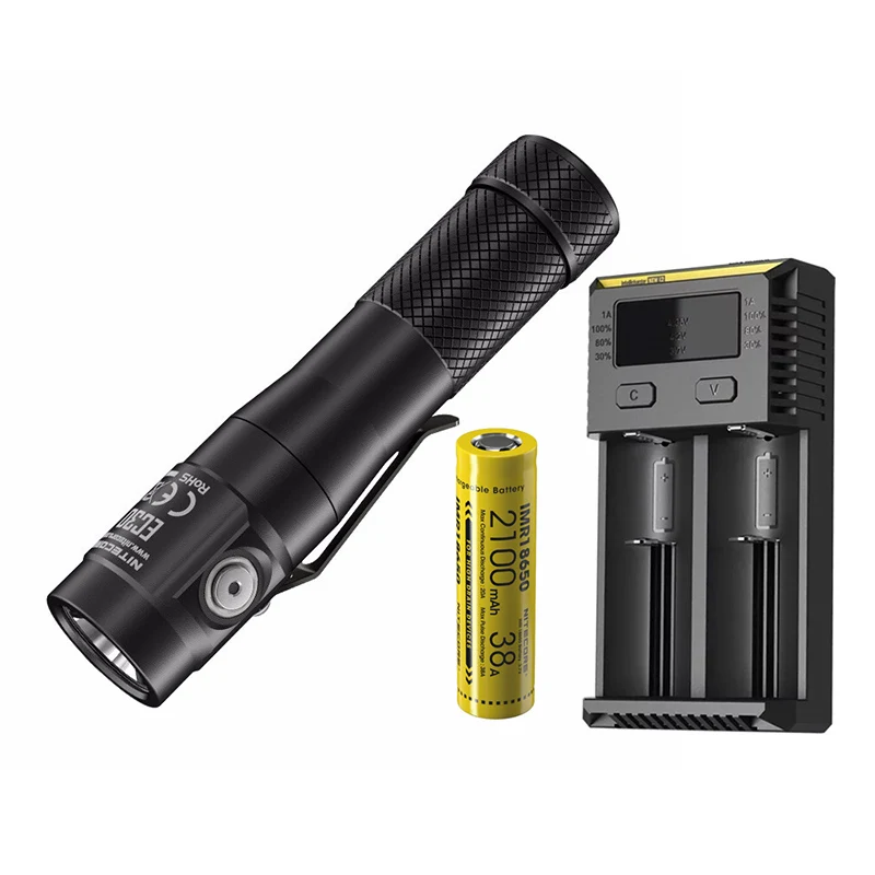 EC30 2100mAh I2 Тактический светильник NITECORE EC30 для вспышки CREE XHP35 HD max 1800 люмен, наружный фонарь 220 м, ручной светильник для поисково-спасательных работ - Испускаемый цвет: EC30 2100mAh I2