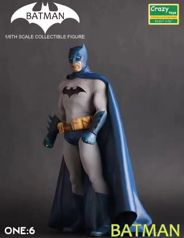 Сумасшедшие игрушки Синий Бэтмен Коллекционная 1/6 масштаб лимит издание фигурка новая