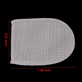 

Hot 1pc Bath Hemp Shower Tubs Remove Bath Exfoliating Gloves Dirt Rubs Back Bath Glove Bath Shower Accessories