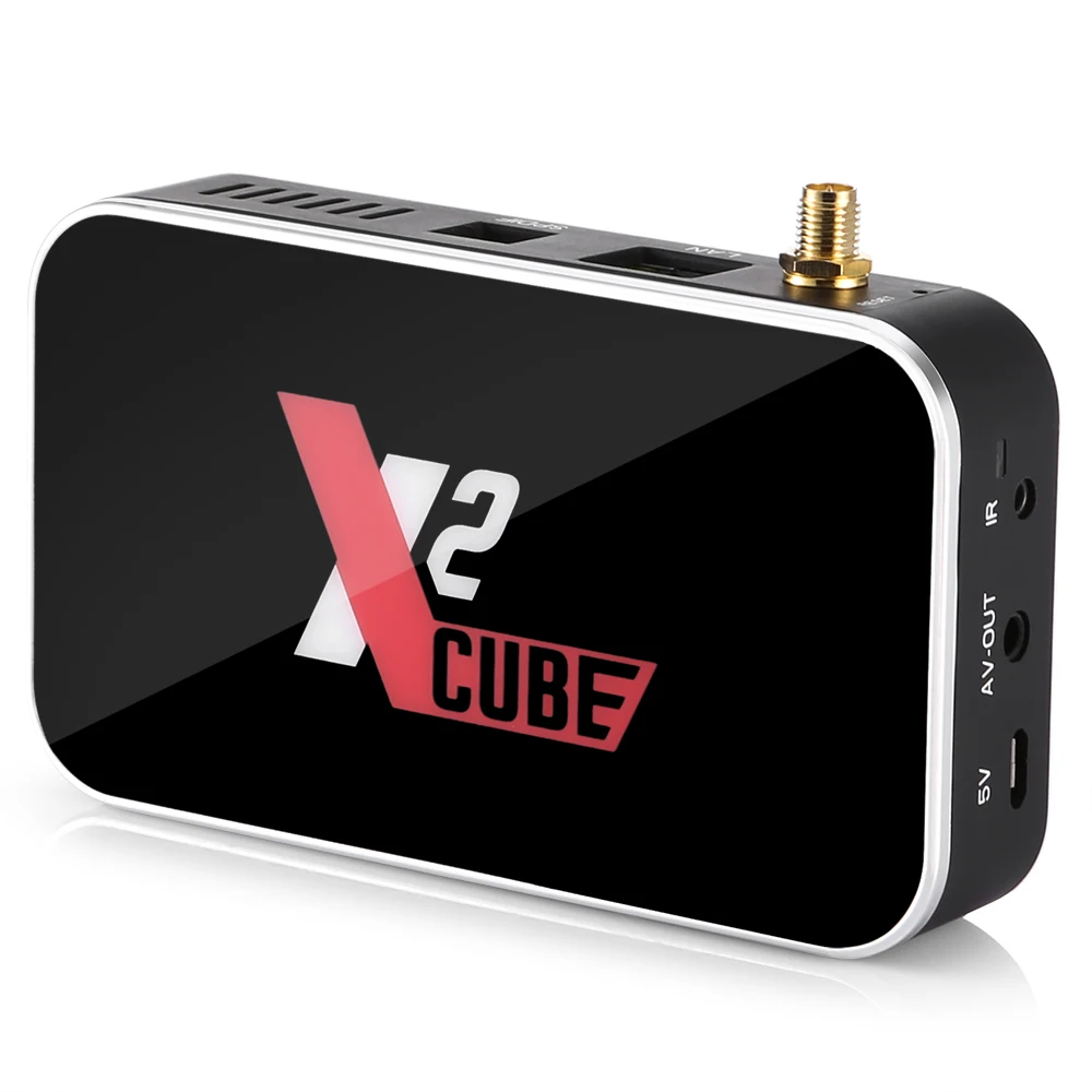 ТВ приставка X2 Pro Smart Android 9,0 Amlogic S905X2 2GB 16GB 4GB 32GB 2,4G/5G WiFi 1000M 4K медиаплеер X2 cube PK Ugoos