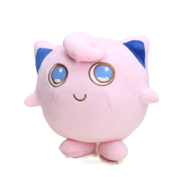 Такара Tomy подлинный Покемон Пикачу Eevee плюшевые игрушки snorlax Charmander Bulbasaur животные плюшевые мягкие игрушки для детей подарок - Цвет: Jigglypuff 22cm