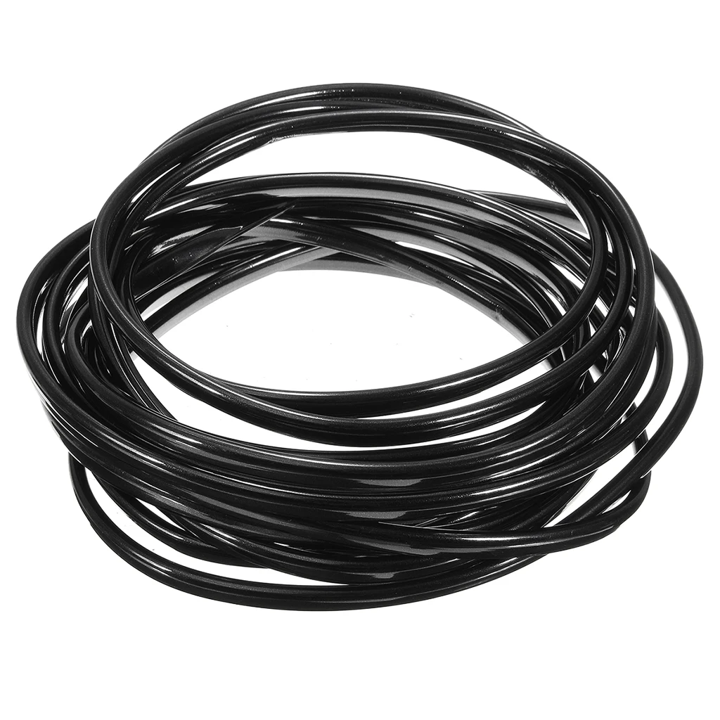 6M Car Door Dent Protector Removable Car Door Guard Strip black