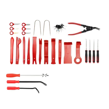

38Pcs Trim Removal Tool, Pry Kit, Car Panel Tool Radio Removal Tool Kit, Auto Clip Pliers Fastener Remover Pry Tool Kit, Car Uph