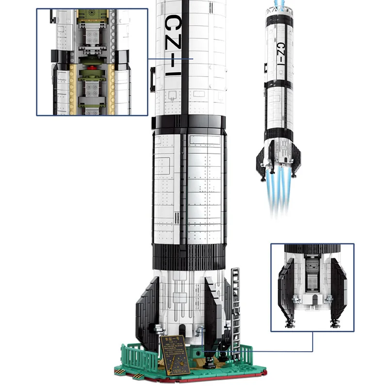 US $99.73 SEMBO 2147pcs Aerospace Launch Vehicle Bricks Toys City Technical Space Rocket Astronaut Figures Model Building Blocks DIY Gifts