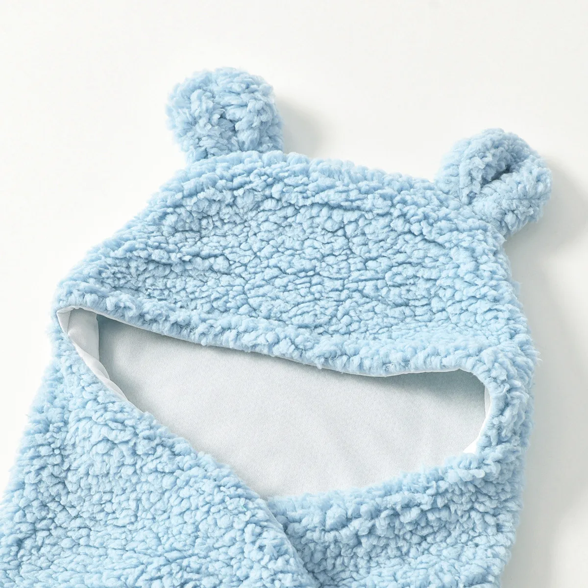 Милое хлопковое белое одеяло для сна для новорожденных мальчиков и девочек, пеленка, зимние аксессуары