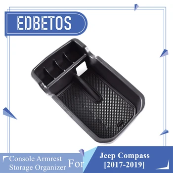 

Armrest Storage Box Holder Organizer Tray For Jeep Compass 2017 2018 Container Interior Parts Accessories Compass Accessories