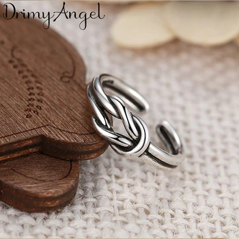 

2020 Bijoux Boho 925 Sterling Silver Heart Rings for Women Lady Rings Fashion Party Statement Jewelry Wholesale