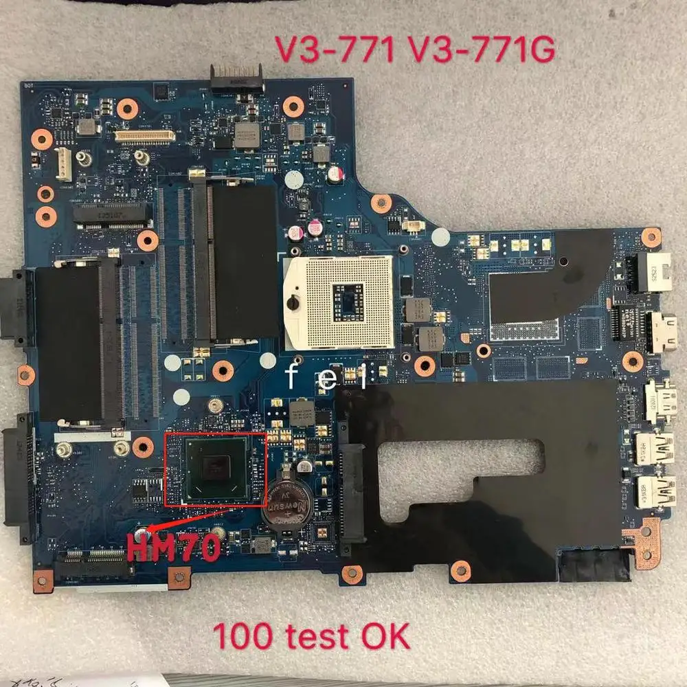 Для ноутбука Acer Aspire V3-771 V3-771G материнская плата для ПК NB. RYR11.001 NBRYR11001 VA70/VG70 E1-771