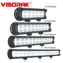 

VISORAK 7D Truck LED Work Light Bar Lamp White DRL For Lorry Jeep Car Auto SUV Volvo Toyota Hummer 4WD 4x4 Off Road Tractor Bus