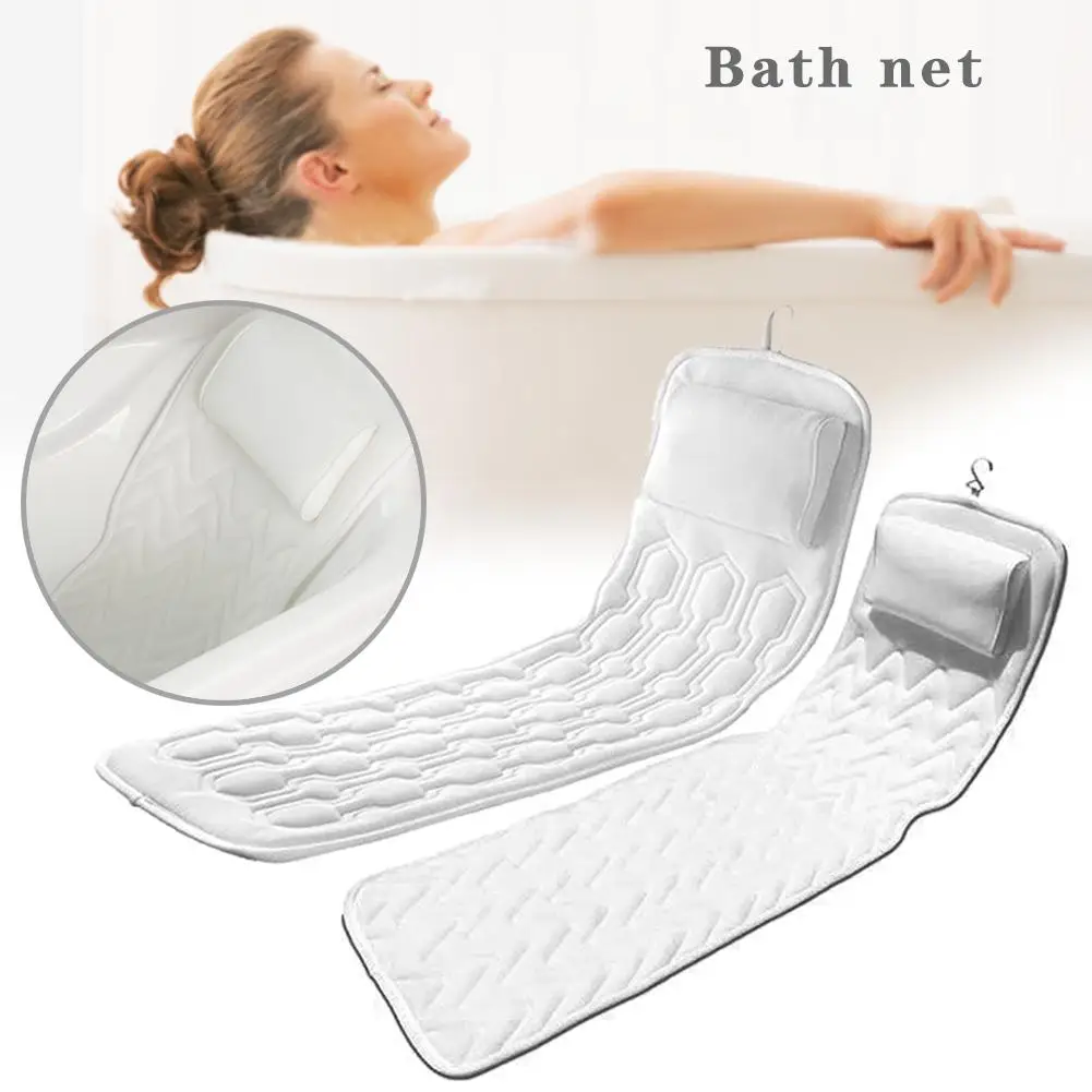 Подушка для ванны подушка для ванны и нескользящий спа коврик для ванной матрас с супер толстым дышащим 3D слоем сетки