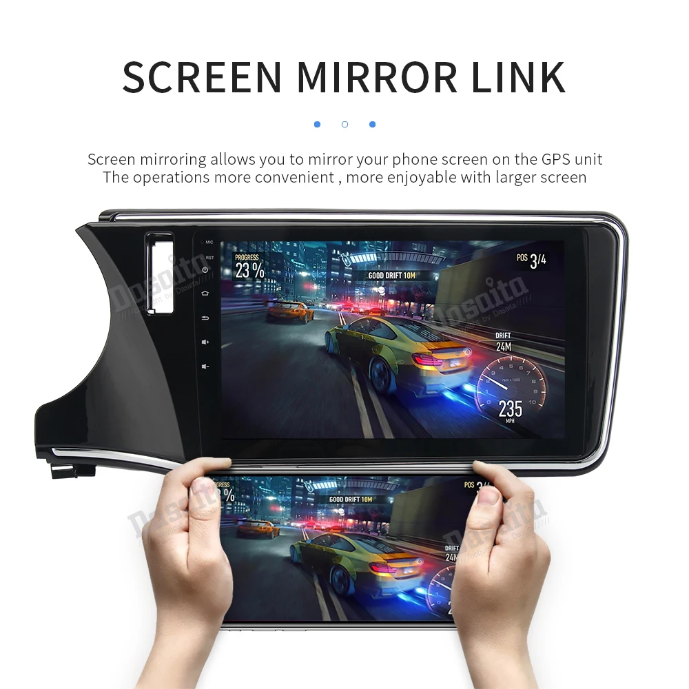 Clearance Android 9.0 Octa Core 10.2" Car Stereo Radio for Honda City 2015 2016 2017 Auto Head Unit Bluetooth GPS Navigator 1 din 10