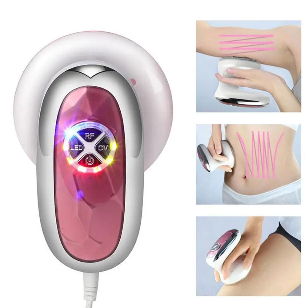 EMS Muscle Stimulator Ultrasonic Body Slimming Massager Lose Weight Radio Frequency LED RF Waist Legs Abdomen Slimming Device