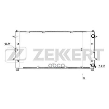 

Radiator OHL. DV. VW Transporter IV 90-zekkert art. mk-1276