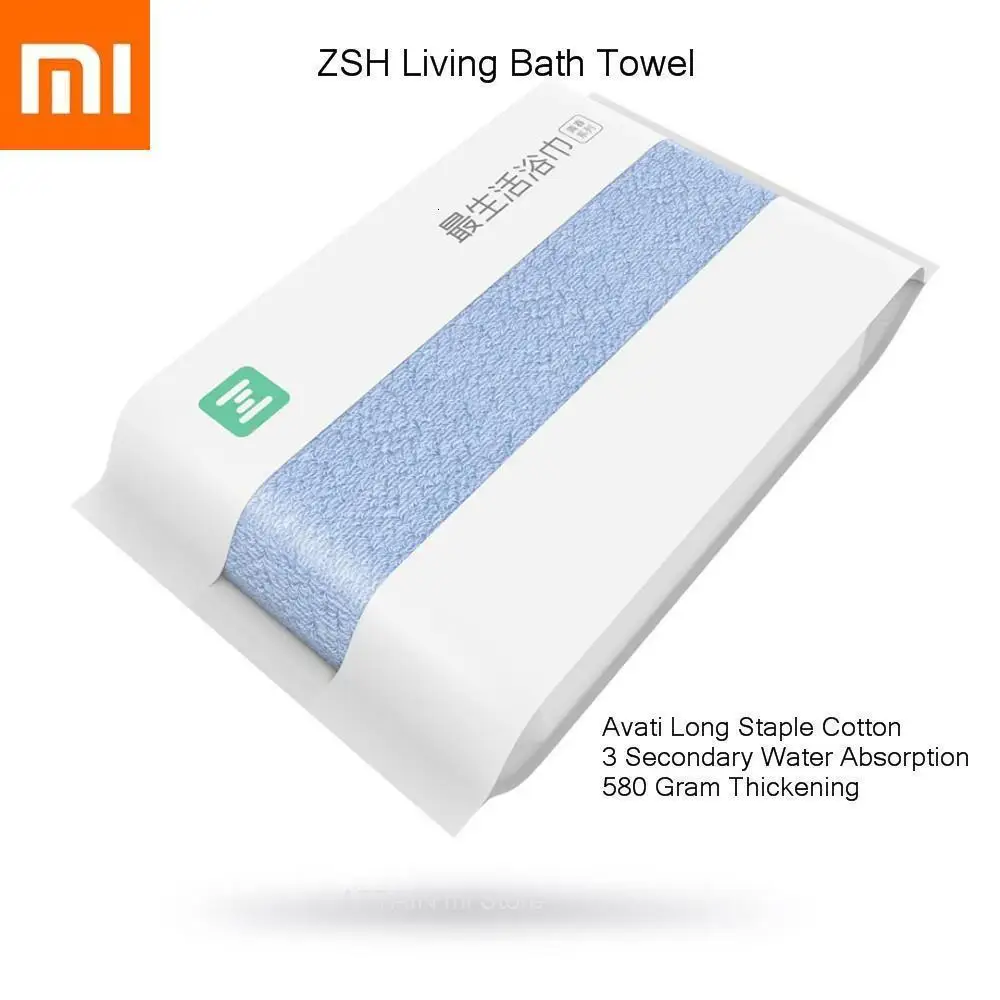 

Original xiomi Xiaomi Zsh Bath Towel Facecloth Cotton Towel Xiaomi Young Beach Towel Washcloth Antibacterial Water Absorption