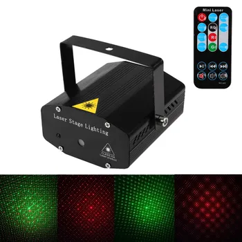 

DJ lamp LED laser pen disco stage party lighting decoration home Christmas laser projector with remote control with battery