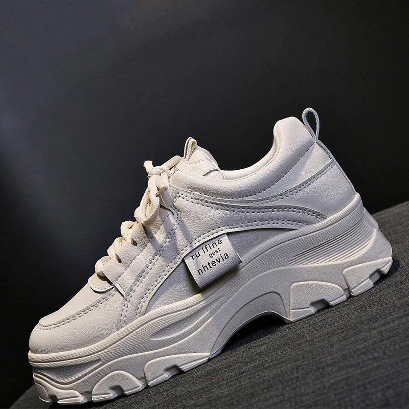 

Slimming Significantly Higher Significant Leg Length Extra High Old Man Shoes Women's INS chao wang Red plus Velvet Casual Shoes