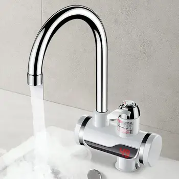 

Electric Kitchen Water Heater Tap Instant Hot Water Faucet Heater Cold Heating Faucet Tankless Instantaneous Water Heater