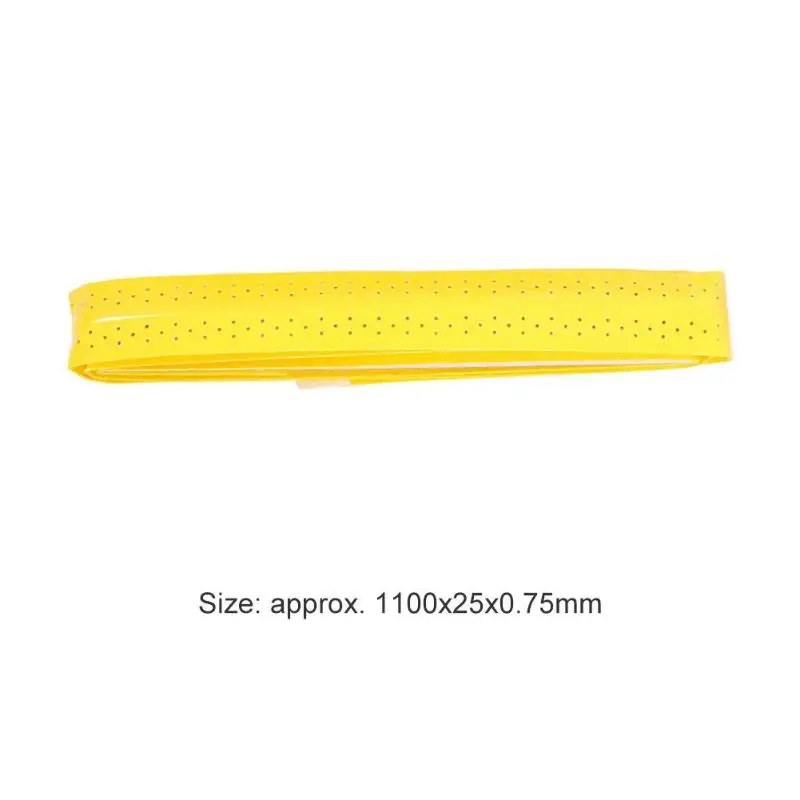 Горячая Распродажа лента для напульсника умелое производство противоскользящая дышащая овергрип бадминтон теннисная ручка ракетки для сквоша лента для напульсника - Цвет: Yellow