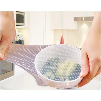 

New Silicone Bowl Cover Elastic Suction Lid-Bowl for Cooking Food Vegetables Storage