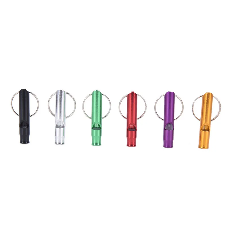 1Pcs Outdoor Metal Multifunction Whistle Pendant Keychain Keyring Outdoor Survival Emergency whistle keychain survival whistle sports whistle metal whistle