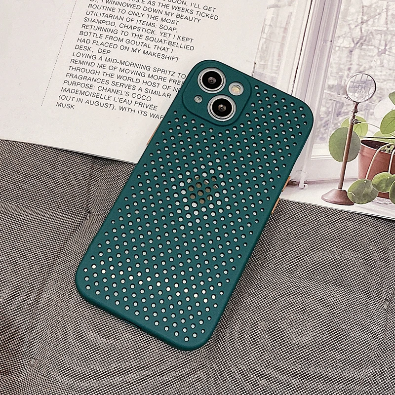 Breathable Cooling Candy Color Phone Case - Soft TPU Cover