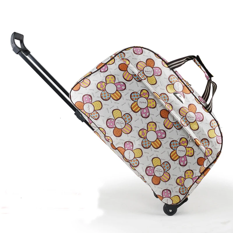 JULY'S SONG Luggage Bag Travel Duffle Trolley bag Rolling Suitcase Trolley Women Men Travel Bags With Wheel Carry-On bag