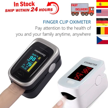 

1Pcs Blood Oxygen Monitor (Without Battery) Finger Oximeter With Pulse Digital LED Display Fast Shipping Care Sports Exercise