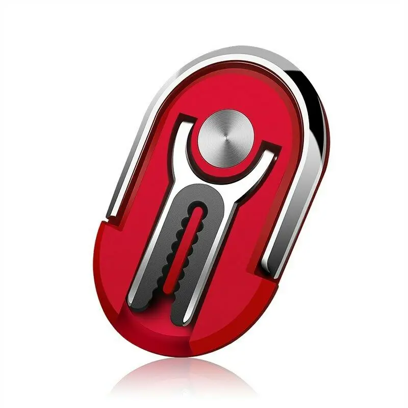 Универсальный держатель для мобильного телефона с углом поворота 360 градусов, автомобильный держатель с креплением на вентиляционное отверстие, подставка для телефона, держатель с кольцом на палец - Цвет: E
