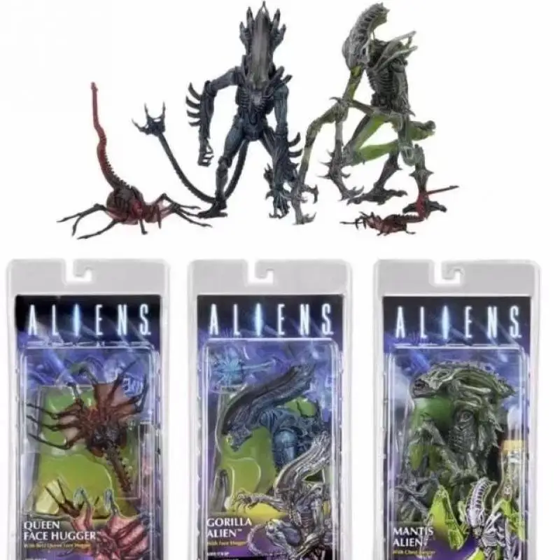 Alien Queen Face Hugger Predator экшн и игрушка Фигурки ПВХ Модель Коллекция для маленьких