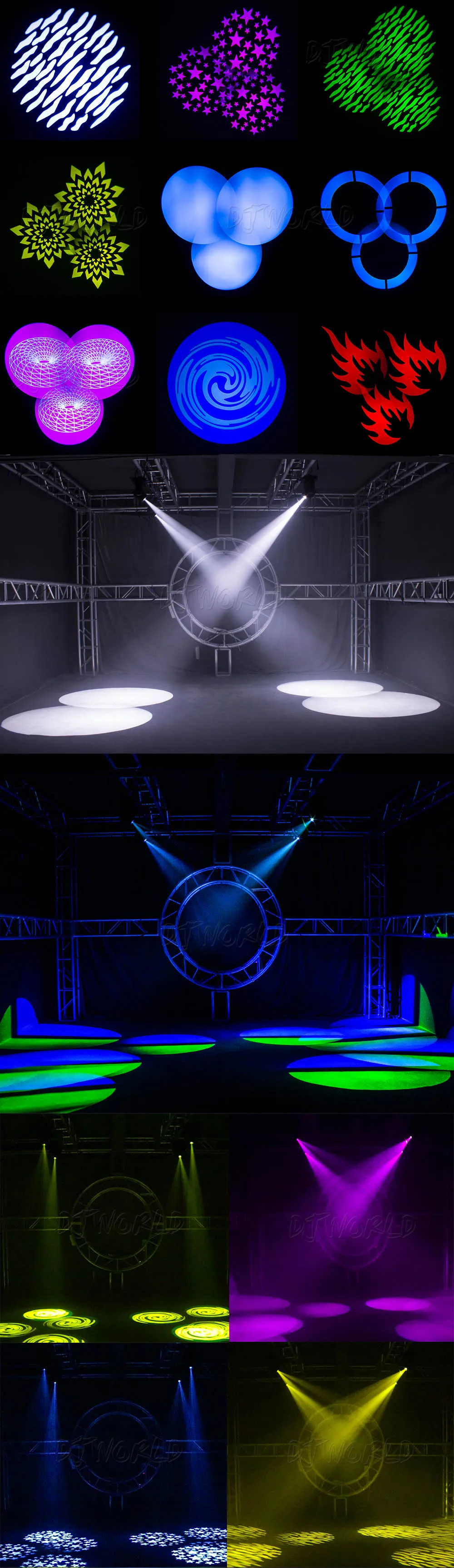 LED Spot 75W Lighting With 3 Face Prism (12)