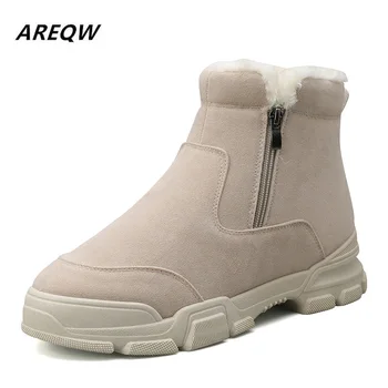 

2019 Winter High-comfort Comfortable Flat-bottom Warm Snow Boots Men's Casual Korean Fashion Comfortable Round Head Men's Shoes