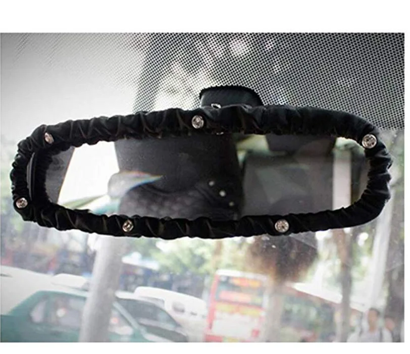 rearviewmirrorcover Аксессуары для автомобильного интерьера - Название цвета: rearviewmirrorcover