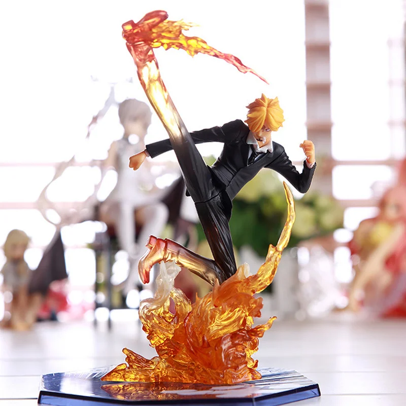 Фигурки героев аниме Vinsmoke Sanji цельнокроеные экшн фигурки Фея Джамбе ПВХ