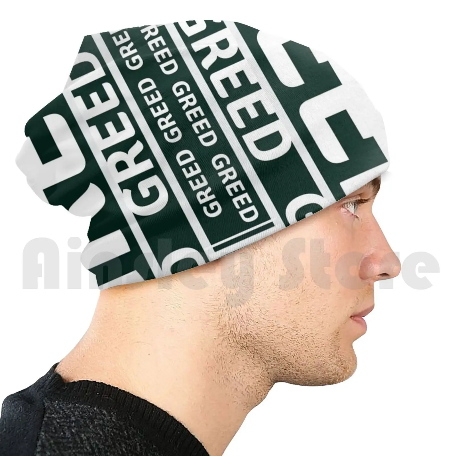 

Original Sin V.1 Greed Beanie Hedging Cap DIY Print Cushion Magical Green Cool Drama Interesting Theater Symbolism