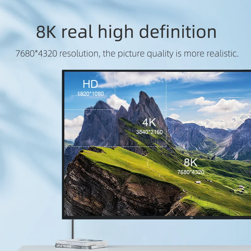 HDMI Cable Hagibis HDMI-compatible 2.1 Cable 8K/60Hz 4K/120Hz 48Gbps High Speed Digital Cables