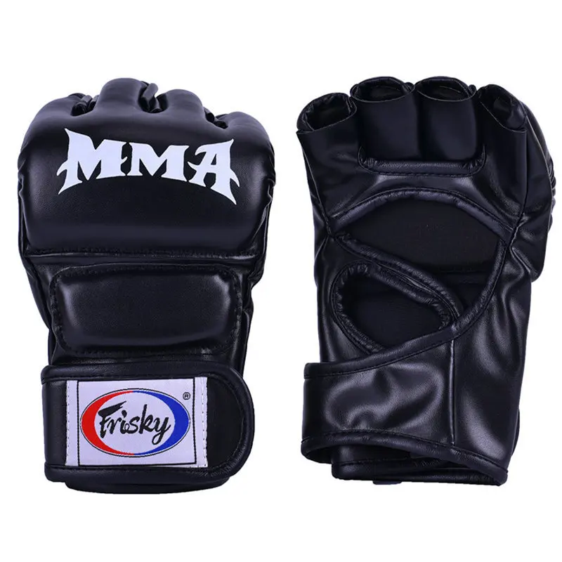 

Frisky Boxing Gloves Men And Women Half Finger UFC Sanda Boxing MMA Playing Sandbags Training Refers Boxing Gloves