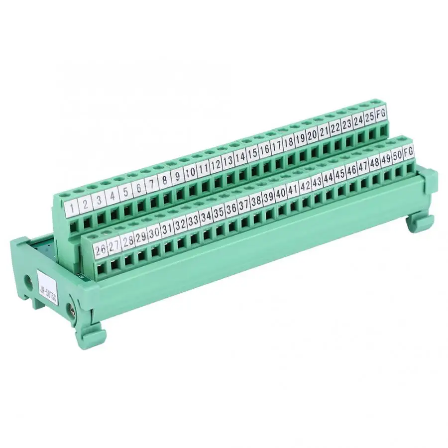 

SCSI50 P PLC Board Terminal Block 35mm Signal Adapter Board PLC Adapter Relay Module AWG 22-16