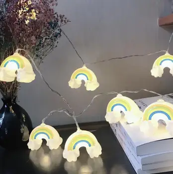 

Cloud girl bedroom layout LED decorative lights, color night lights