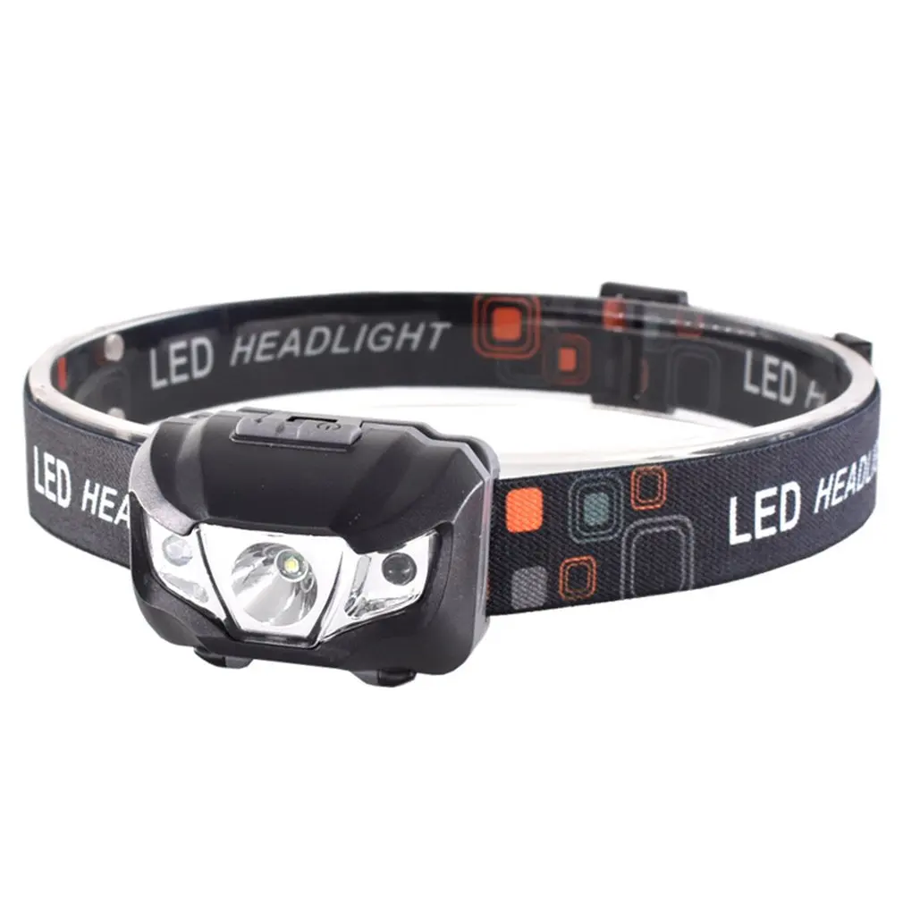 

headlights Fishing running waterproof headlights LED ultra light small headlights 3 AAA batteries