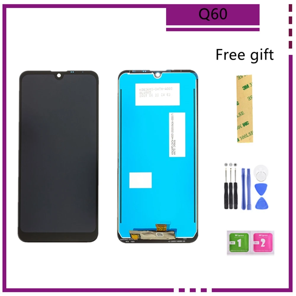 Q60 Дисплей для LG K50 X525ZA X525BAW X525HA X525ZAW LMX625N X625N X525 ЖК дисплей кодирующий