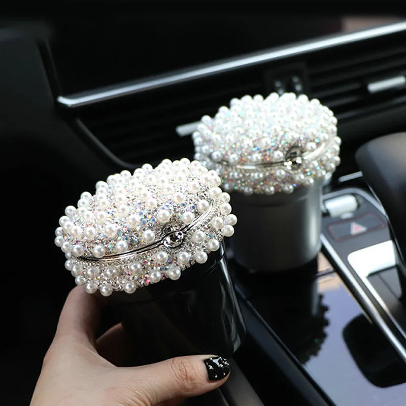 Rhinestone-Portable-Car-Ashtray-with-Led-Light-Crystal-Pearls-Car Ashtray-41