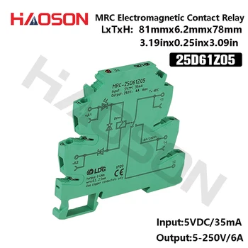 

10pcs/lot MRC 6A series Electromagnetic Contact Relay 1NO+1NC PLC Module Relay Switch Board 6A input : 5V 12V 24V 120V 230V