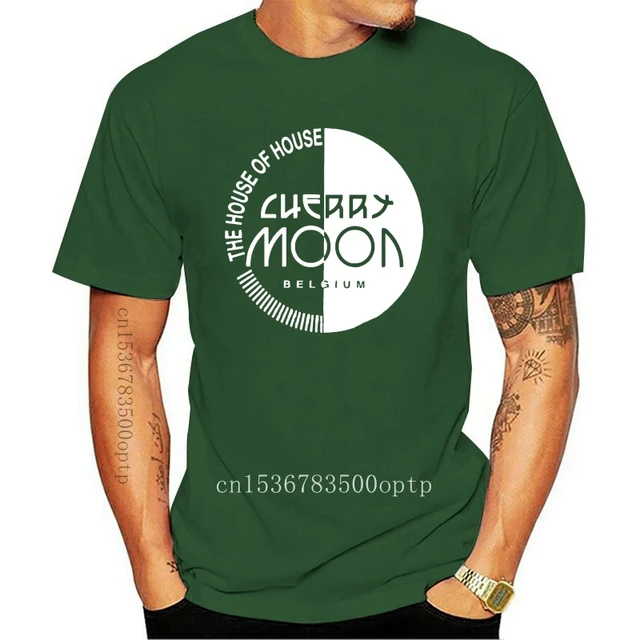 New 2021 Cherry Moon Belgian House Techno Music club-life T-SHIRT Unisex S - XXL greenMen