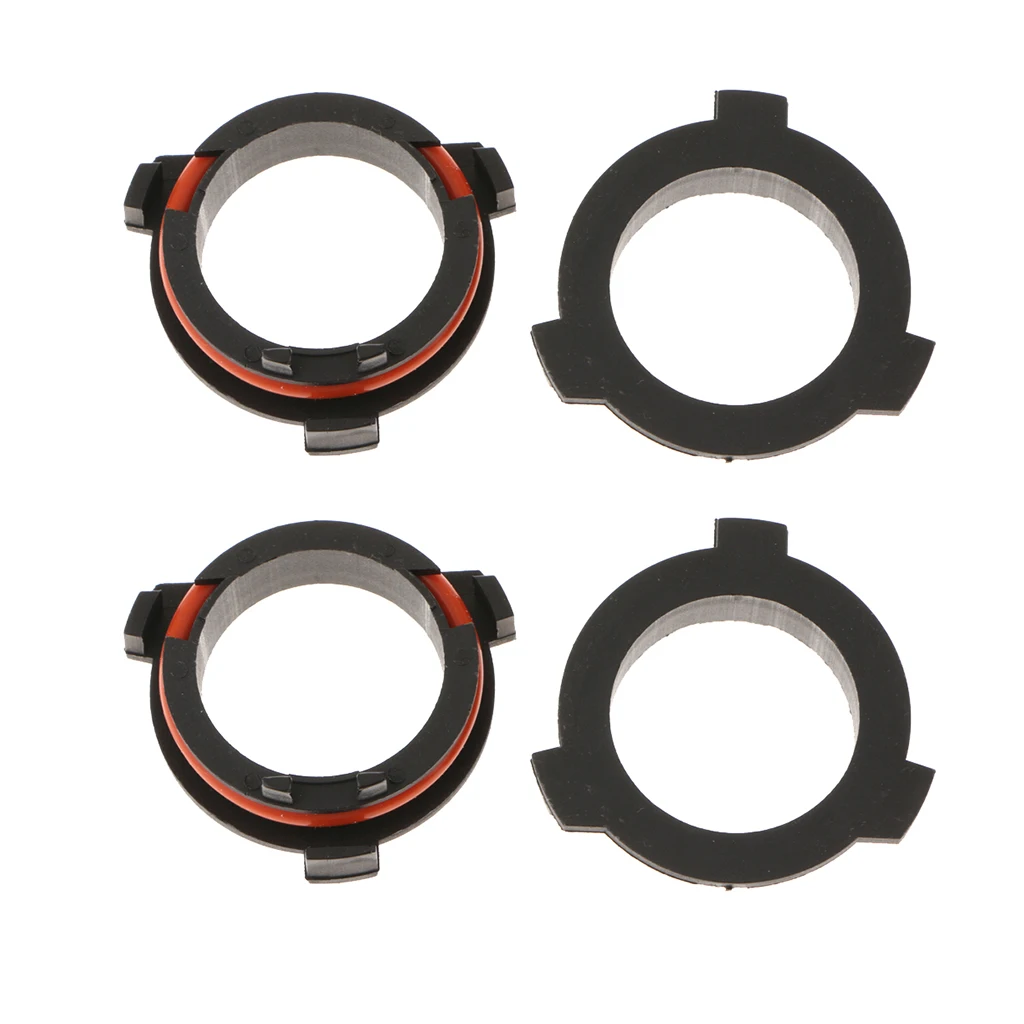 2 Pair H7 LED Bulb Headlight Holder Conversion Kit For  Opel Vauxhall Astra