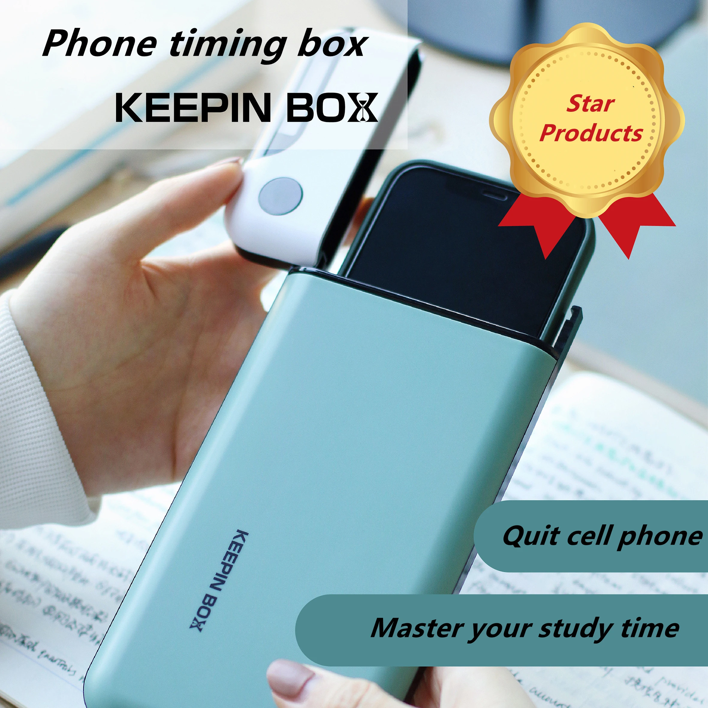Keepin box! Mobile phone timing box, self discipline timing phone case
