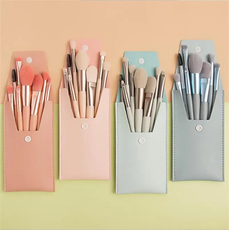 

8PCS Makeup Brushes Kit Professional Makeup Brushes Concealer Cosmetic Blush Eyeshadow Concealer Cosmetic Tool
