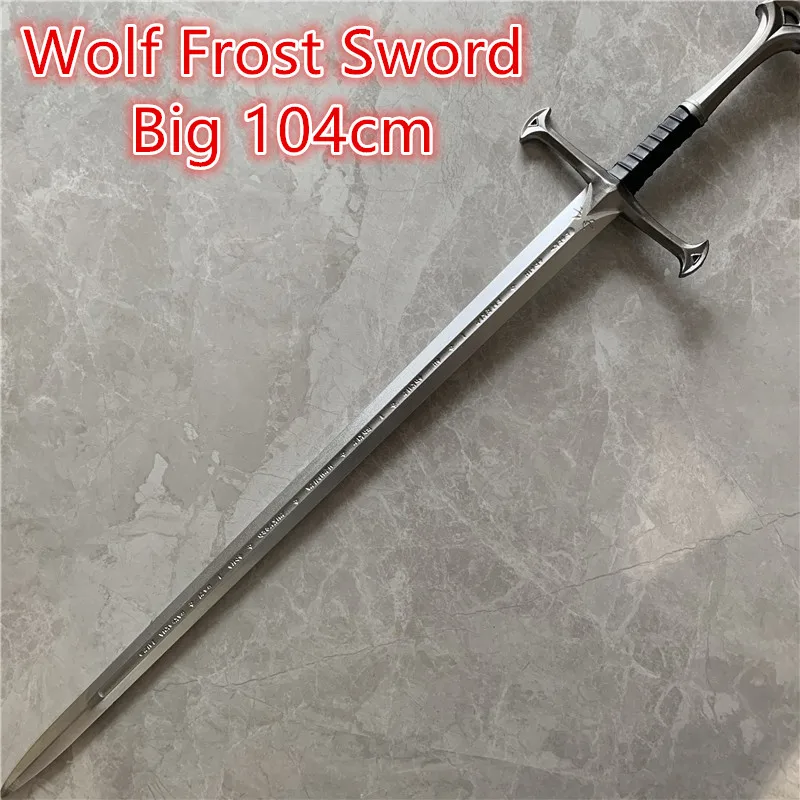 FigureCrazy 104cm Big 1:1 Sword Weapon Movie Cosplay Prop Role Play Gift Safety PU Winter Frost Wolf | Игрушки и хобби